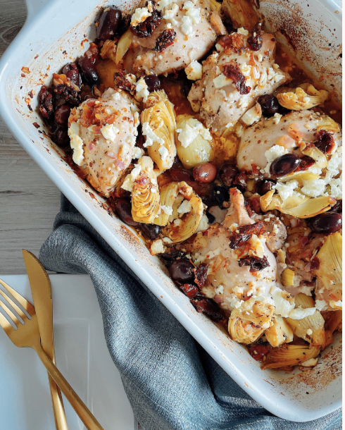 Mediterranean Chicken Thighs by Spoons N Spices - FoodSocial